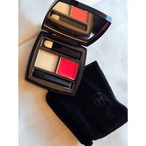 CHANEL Lip Balm and Powder Duo 410 Rosso Pompeiano MU3